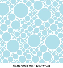 abstract seamless geometric decorative vector circle pattern
