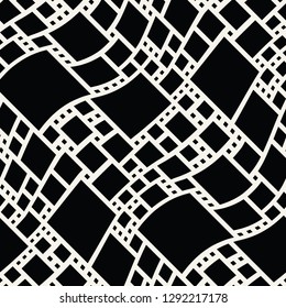 abstract seamless geometric decorative vector square pattern