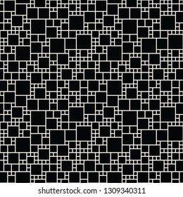 abstract seamless geometric decorative vector square pattern