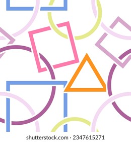 Abstraktes nahtloses geometrisches Design. Vorlage für Textilien, Textilien, Bekleidungsabdrücke, kreatives und kreatives Design
