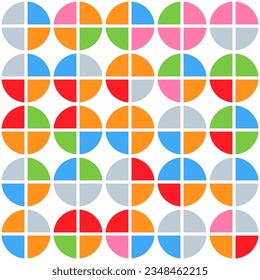 Resumen de diseño geométrico sin fisuras. Plantilla para texturas, textiles, fondos de escritorio, redes sociales, sitios web y aplicaciones
