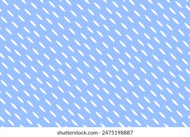 Abstract Seamless Geometric Diagonal Blue and White Pattern. Vector Art.