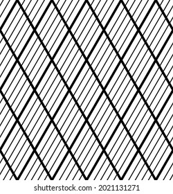 Resumen del patrón de cuadrícula y textura de diamantes geométricos sin fisuras. Arte vectorial.