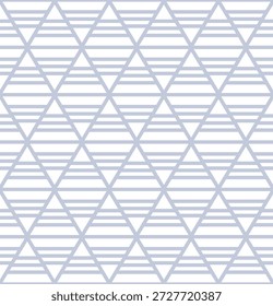 Padrão De Grade De Diamantes Geométricos Sem Costura Abstratos. Textura de linhas listradas. Arte vetorial.