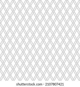 Abstract seamless geometric diamonds pattern. Vector art.