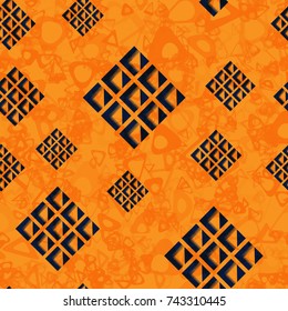 Abstrato Padrão de Esporte Dinâmico Geométrico Sem Costura, Moda Urbana Repetida Fundo para Meninos, Têxtil, Papel de Empacotamento, Elementos de Linhas da Moda, Triângulos, Setas Elementos de Design Técnico, Patches Irregulares