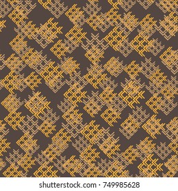 Abstract Seamless Geometric Dynamic Sport Pattern, Fashion Urban Repeated Backdrop for Boys, Textile, Wrapping Paper, Trendy Lines Elements, Triangles, Arrows Tech Design Elements,  Irregular Patches