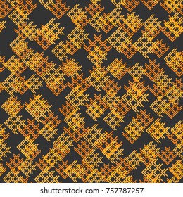 Abstract Seamless Geometric Dynamic Sport Pattern, Fashion Urban Repeated Backdrop for Boys, Textile, Wrapping Paper, Trendy Lines Elements, Triangles, Arrows Tech Design Elements,  Irregular Patches