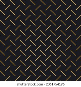 Resumen de patrón lineal oro geométrico sin fisuras para el embalaje, diseño de productos de lujo. Ilustración vectorial para papel de pared, superficie, diseño web, textil, decoración.