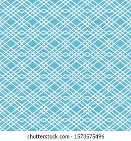 Abstract seamless geometric grid background Coral Blue color