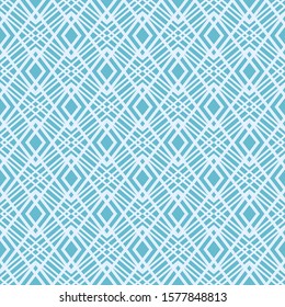 Abstract seamless geometric grid background Coral Blue color