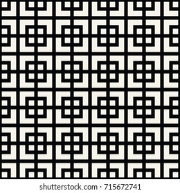 abstract seamless geometric grid square vector pattern