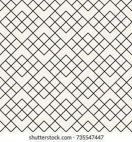 abstract seamless geometric grid square vector pattern