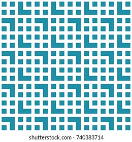 abstract seamless geometric grid square vector pattern