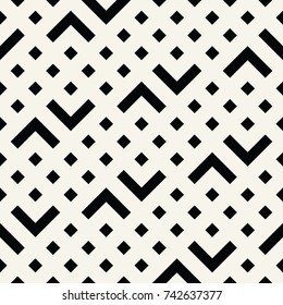 abstract seamless geometric grid square vector pattern