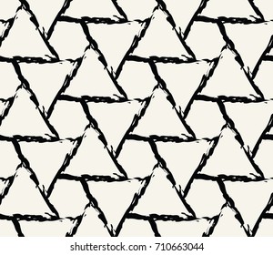 abstract seamless geometric grid vector pattern design