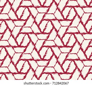 abstract seamless geometric grid vector pattern design
