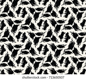 abstract seamless geometric grid vector pattern design