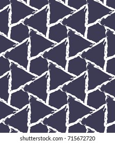 abstract seamless geometric grid vector pattern design