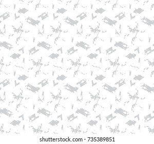 abstract seamless geometric grid vector pattern design