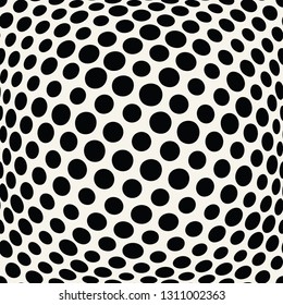 abstract seamless geometric halftone pattern