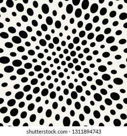 abstract seamless geometric halftone pattern