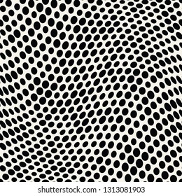abstract seamless geometric halftone pattern