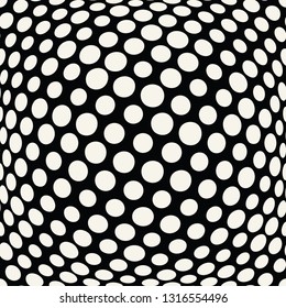 abstract seamless geometric halftone pattern