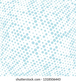 abstract seamless geometric halftone pattern