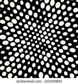 abstract seamless geometric halftone pattern