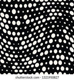 abstract seamless geometric halftone pattern
