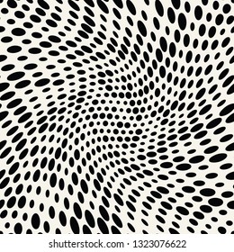 abstract seamless geometric halftone pattern