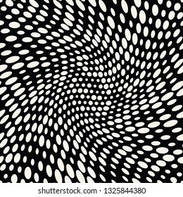 abstract seamless geometric halftone pattern
