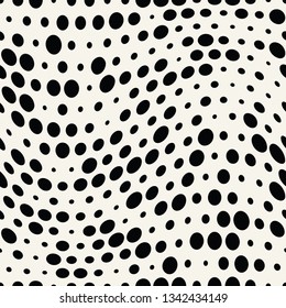 abstract seamless geometric halftone pattern