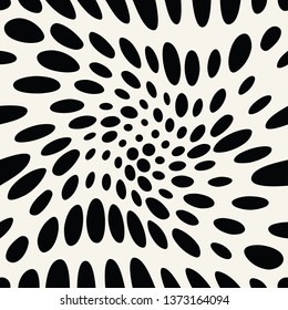 abstract seamless geometric halftone pattern
