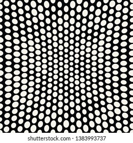 abstract seamless geometric halftone pattern