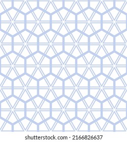 Abstract seamless geometric hexagons pattern. Honeycomb structure. Vector art.