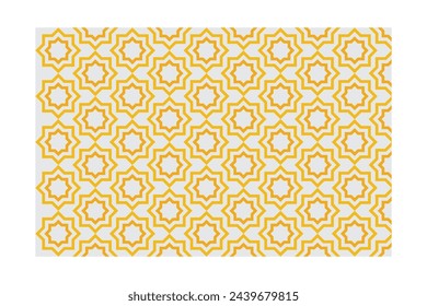Abstract seamless geometric islamic wallpaper pattern.