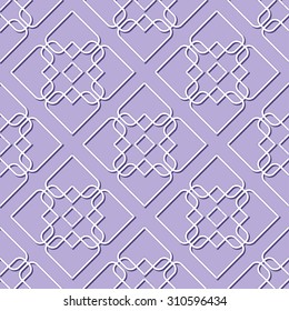 Abstract Seamless Geometric Islamic Wallpaper. Vector Arabic Monochrome Pattern. Lace Texture