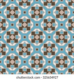 Abstract Seamless Geometric Islamic Wallpaper. Vector Arabic Colorful Pattern. 
