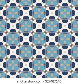 Abstract Seamless Geometric Islamic Wallpaper. Vector Arabic Colorful Pattern. 