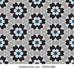 Abstract Seamless Geometric Islamic Wallpaper. Arabic Colorful Pattern. 