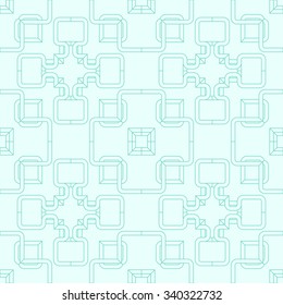 Abstract Seamless Geometric Islamic Wallpaper. Vector Arabic Monochrome Pattern. Lace Texture