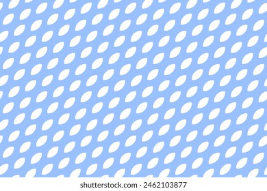 Abstract Seamless Geometric Light Blue and White Pattern. Vector Art.