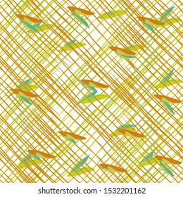 Abstract seamless geometric line decorative repeat pattern 