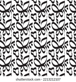 Abstract seamless geometric lines pattern, black and white monochrome illustration,vector illustration stripes geometrical background.