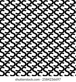 Abstract seamless geometric lines pattern. Stripes geometrical background.
Black and white monochrome. vector illustration