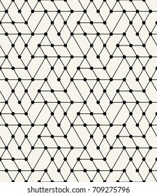abstract seamless geometric minimal grid pattern