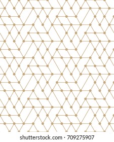 abstract seamless geometric minimal grid pattern