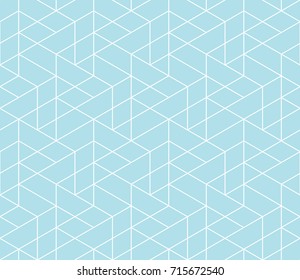 abstract seamless geometric minimal grid pattern